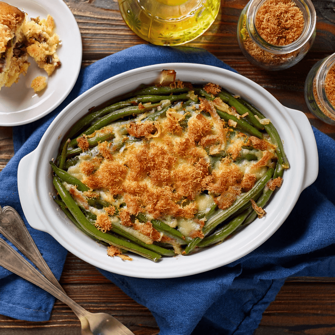 thanksgiving meal green beans